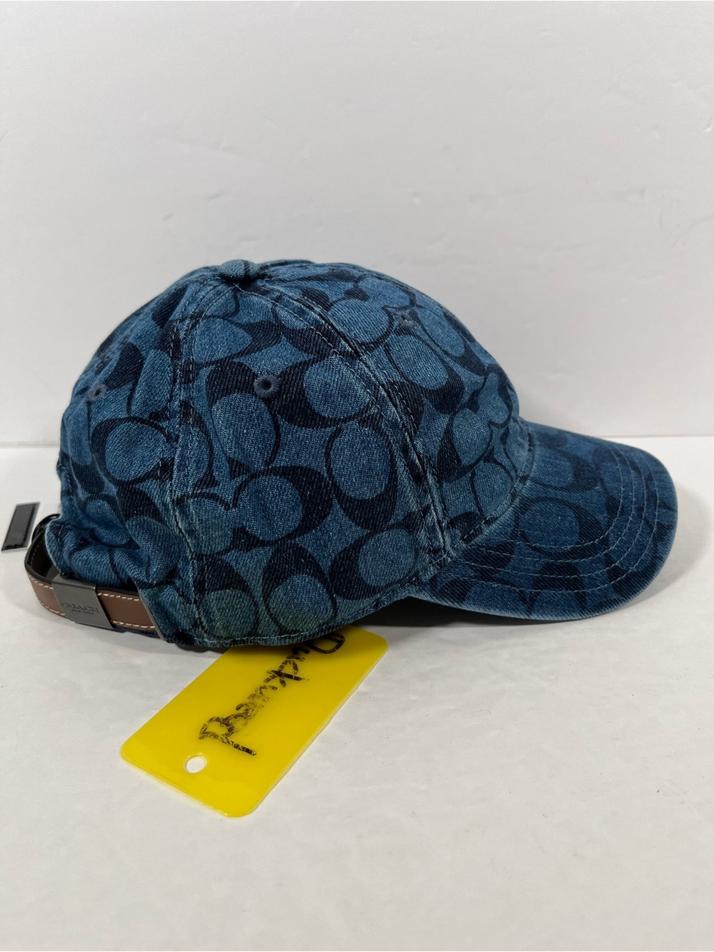 COACH SIGNATURE HAT IN DENIM NWT